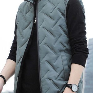 OEM Custom Men Plus Size Winter Quilted <b>Jacket</b> Waterproof Windbreaker Zipper Hoodie Embroidered Casual Snow Wear puffer hiking - Product Image 6