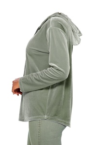 Sweat à capuche à manches longues pour femmes personnalisé Vente en gros - Product Image 3