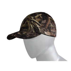 Orange <b>Camo</b> Cap Hunting Cap Fishing Breathable Polyester Unisex Adult Summer Hat - Product Image 3