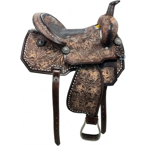 Silla de Montar para Caballo de Cuero Genuino Hecha a Mano, Equipo Ecuestre Premium para Montar a Caballo Estilo Vaquero Occidental, Logotipo Personalizado, Venta al por Mayor - Product Image 2