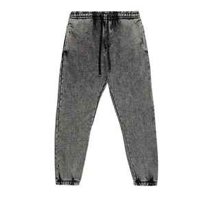 High Demanding Acid washed Custom Heavyweight Cotton Hoodie and Sweatpants Set 2 Pieces Vintage Sweatsuits Tracksuits for Men - Product Image 6