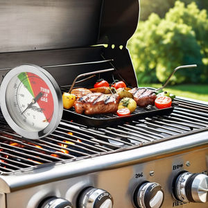 ディープフライ温度計 | 2.5インチダイヤル | 摂氏0〜300度 | 30cmメタルクリップ付きステム - Product Image 1