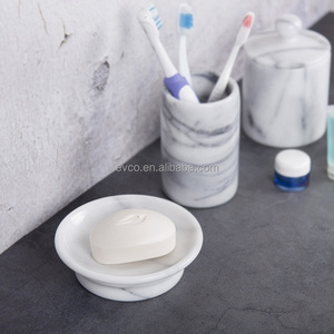Spa Collection White Marble <b>Soap</b> Dish <b>Soap</b> <b>Holder</b> <b>Soap</b> Tray - Product Image 5