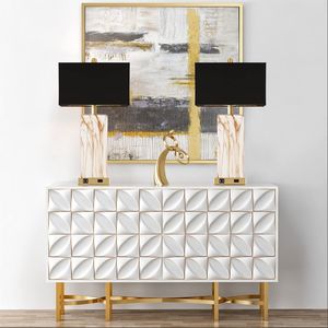 Set di 2 Lampade da Comodino Moderne e Contemporanee con Controllo Touch, 2 Porte USB e 1 Presa AC, Design Elegante e Pratico - Product Image 3