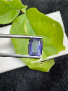 Piedra Preciosa de Tanzanita Natural con Corte Cojín, Piedra Suelta del Mes de Nacimiento de Diciembre - Product Image 1