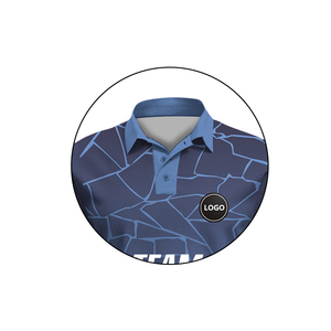 Conjunto Deportivo Personalizable para Hombre, Camiseta Polo de Manga Corta y Pantalones con Estampado Geométrico Sublimado, Absorbe la Humedad - Product Image 4
