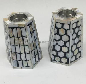 2024 Trending Religious Hexagonal Incense Burner Holder Handmade Bone Inlay Economical <b>Oud</b> Bakhoor Mubakhar Candles <b>Diffuser</b> - Product Image 6