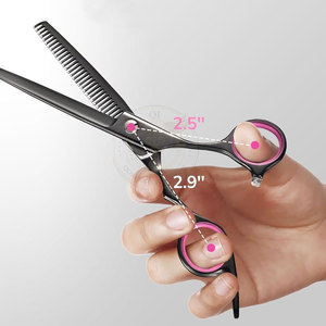 Tijeras de Peluquería de Acero Inoxidable de Alta Gama, con Acabado Pulido, Elegantes y Profesionales para Salón de Belleza - Product Image 3