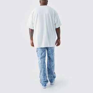 Men's Straight Vintage Sweatpants Elastic Waist Casual Joggers Midweight Acid Wash <b>Trouser</b> - Product Image 1