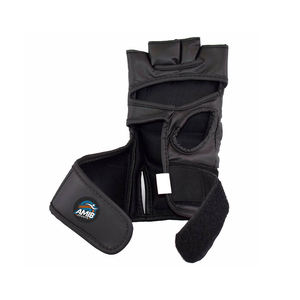 Guantes de Boxeo MMA de Cuero Grueso, Diseño Nuevo, Último Modelo, Medios Dedos, Equipo de Entrenamiento Profesional, Absorción de Humedad, Cierre de Gancho y Bucle - Product Image 2