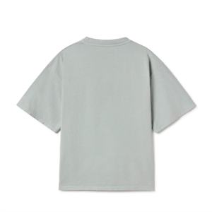 T-shirts personnalisés de haute qualité 100% coton pour hommes, couleur unie, sans motif, Pro Club, poids lourd, coupe ample, épaules tombantes, surdimensionnés - Product Image 2