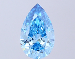 Diamante Azul Fantasía Cultivado en Laboratorio, Corte Pera, Piedra Suelta, Certificado IGI, 6.06 Quilates, Mejor Precio - Product Image 1