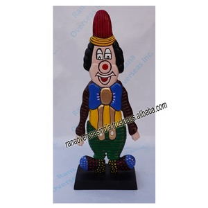 Venta caliente estatua de payaso de Metal de alta calidad decoración de mesa de aluminio escultura de payaso para Hotel en casa - Product Image 3