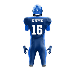 Ensembles d'uniformes de football américain pour adultes, maillots personnalisés à manches courtes, tissu respirant en interlock, grandes tailles, vente en gros - Product Image 2