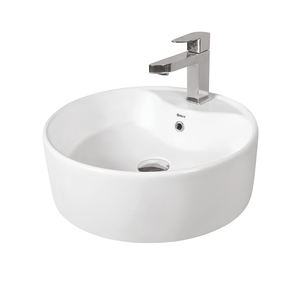 Proveedor Profesional que Vende Lavabos de Cerámica de Alta Calidad en Color Blanco, Lavabos de Sobremesa de Primera Calidad de un Proveedor Indio - Product Image 1