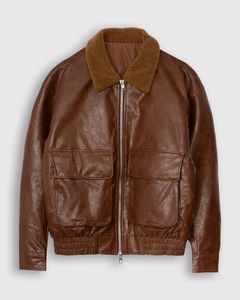 Fashionable Custom Design Men <b>Leather</b> <b>Jacket</b> with Stand Collar and Front Logo Pakistan Made Winter <b>Jacket</b> for Men and Bikers - Product Image 5