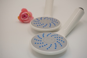 Custom Logo OEM Available White ABS Single-Function High Pressure Water Saving Hand <b>Shower</b> Head for Bathroom - Product Image 2