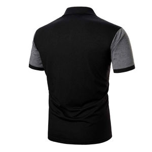 Camiseta polo de manga corta de secado rápido para hombre, ropa de verano, camiseta polo táctica lisa con cuello vuelto, subida por Dress Sports - Product Image 1