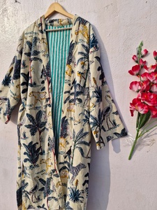 Luxury Velvet House Robe, velvet cotton Kimono Robe, Dressing Gown, <b>wedding</b> robe Bridesmaid winter bathrobe grey - Product Image 6