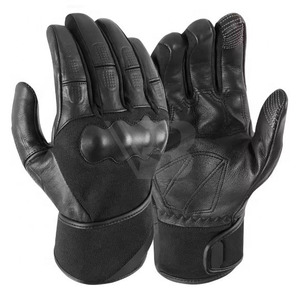 Gants de moto en cuir sur mesure pour l'été avec poignées, sangle de poignet réglable, antidérapants, respirants, légers, unisexes - Product Image 4