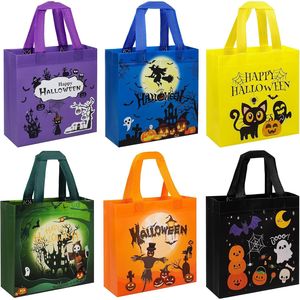 RICEDUO Set di 6 Sacchetti per Dolcetti o Scherzi di Halloween, Accessori per Divertimento Spaventoso - Product Image 1