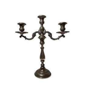 Candelabros Metálicos de Calidad Superior para Decoración del Hogar, Portavelas Elegantes, Candelabros Únicos con Acabado Dorado Pulido, Decoración para Mesa de Boda - Product Image 1