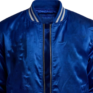 Navy Satin ZPB Sorority Jacket Custom Embroidered Greek Letter Single <b>Button</b> <b>Blazer</b> Eco-Friendly Breathable Autumn Winter Wear - Product Image 2