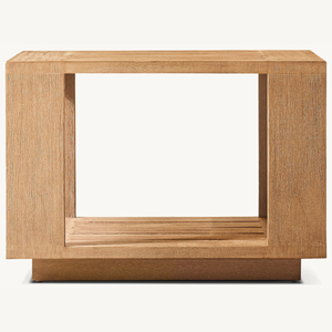 Table en teck en promotion pour salon, design moderne, idéale pour l'intérieur, belle et durable - Product Image 1