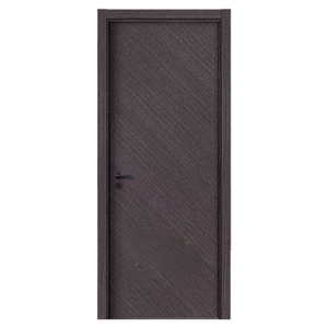 Fire-retardant Sound Insulation WPC Interior Door Modern Wood Polymer Composite <b>Waterproof</b> Flush Door for Basement Toilet Use - Product Image 4