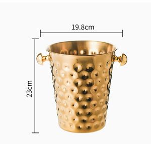 High Quality Wholesale Customizable Stainless Steel <b>Ice</b> <b>Bucket</b> for Home Hotel Restaurant Party New Year Occasions - Product Image 1