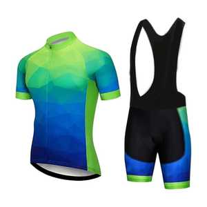 Custom Men's Plus Size <b>Cycling</b> Uniform OEM Team Jersey Sublimation Printed Breathable 140g Polyester Anti-Bacterial Quick Dry - Product Image 1