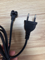 Câble d'alimentation EU 2 broches vers connecteur IEC C7 H03VVH2-F 2*0.75mm²