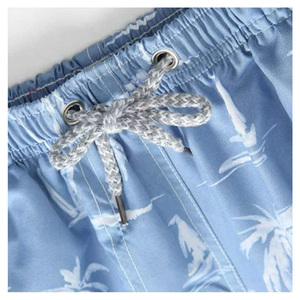Nouveauté - Shorts décontractés pour hommes 100% polyester imprimés, vêtements de sport de haute qualité, tricotés, avec cordon de serrage, respirants, séchage rapide - Product Image 2