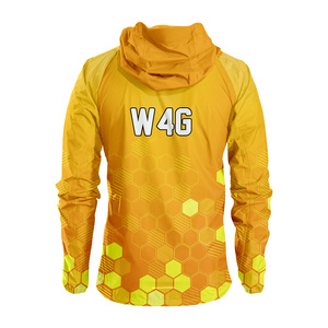 Wholesale Eco Friendly High Quality Quick Dry Waterproof Breathable Nylon Coated Zipper Pattern Hooded Windbreaker Jacket - Product Image 6