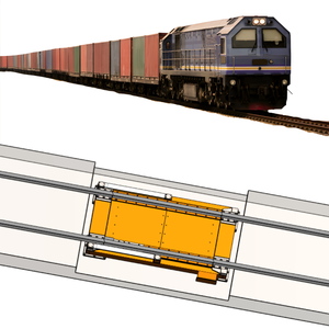 Balance de pesée sur mesure OEM pour trains, capacité maximale 35 000 kg/essieu, précision 1, vitesse de pesée 3-20 km/h, surcharge de 150 % - Product Image 6