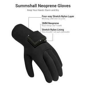 Guantes de Buceo Resistentes a Impactos con Protección para los Nudillos para Construcción Subacuática, Salvamento y Ingeniería Marina de Trabajo Pesado - Product Image 3