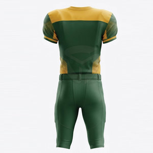 American Football Uniform Quick Dry <b>Athletic</b> Jersey with Durable Football Pants for Outdoor Sports Training and Tournament Games - Product Image 3