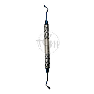 Outil de restauration des cavités dentaires, Condenseur dentaire double extrémité en acier inoxydable pour le placement d'amalgame et les procédures de restauration - Product Image 3