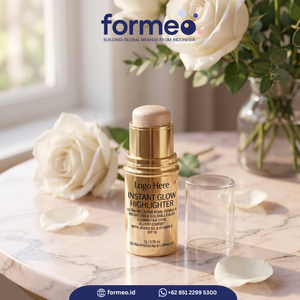 เครื่องสำอางไฮไลท์แบบแท่ง OEM แบรนด์ส่วนตัว ติดทนนาน เนื้อเนียนละเอียด ใช้ได้หลายฟังก์ชั่น ให้ผิวมุก สำหรับคอนทัวร์ใบหน้า - Product Image 6