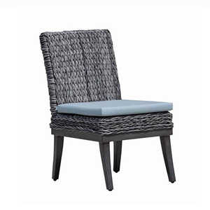 Silla de Comedor Moderna para Exteriores de Madera de Teca con Cojín, Muebles Ecológicos Resistentes a la Intemperie para Restaurantes - Product Image 4