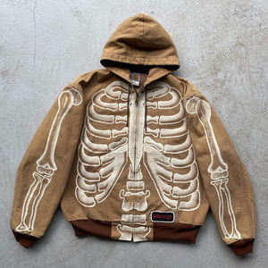 Sweat à capuche personnalisé de haute qualité OEM, en coton lourd 450 g/m², style rétro streetwear pour hommes, imprimé sur mesure - Product Image 1