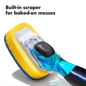 Nuovo Dispenser di Sapone con Ottima Presa per Lavaggio Piatti, Giallo - Prodotto Premium - Product Image 5