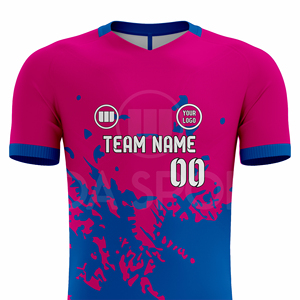 Nouvelle conception, ensemble maillot et short de football personnalisé, numéros et lettres d'équipe, semi-respirant, séchage rapide, tenue d'équipe, fournisseur en gros OEM ODM - Product Image 4