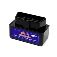 Lecteur de code OBD2 WIFI ELM327 V15, outil de diagnostic des pannes du moteur avec puce 25K80 pour iOS, Android, Windows Mini