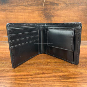 Nouvelle usine portefeuille en cuir usiné Portable Mini carte porte-monnaie en cuir véritable Style d'affaires de luxe mince pour l'utilisation de voyage - Product Image 6