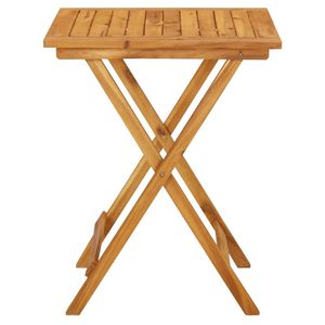 Petite table de jardin pliable en bois d'acacia massif, tables d'extérieur - Product Image 3