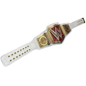 Ceinture de championnat universel WWE en cuir blanc avec design or et rouge, qualité supérieure, ceinture de lutte pour les fans et les collectionneurs - Product Image 4