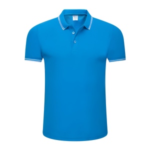 Camiseta Polo Personalizada con Logotipo para Hombre, Color Azul Cielo, Deportiva, Transpirable, de Secado Rápido, para Golf, Ropa Deportiva de Equipo - Product Image 1