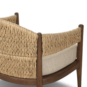 Canapé de jardin en teck et rotin pour hôtel, villa, resort - Mobilier d'extérieur de luxe résistant aux intempéries - Atwood - Product Image 6