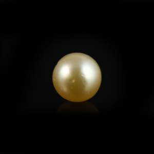 Certified Natural Golden Seawater Pearl Loose Gemstone 4.65 Carat for Fine Jewelry - Product Image 1